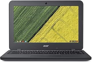Acer 11.6"" Intel Celeron 1.60 GHz 4 GB Ram 16 GB Flash Chrome OS|C731-C8VE, Black (Renewed)