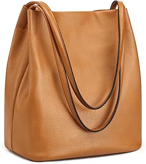Sponsored Ad - Women Soft Genuine Leather Totes Shoulder Bag Purses and Handbags with Top Magnetic Snap Closure
