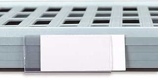 METRO Label Holder, 3" x 1-5/16", Clear, 25/Pk