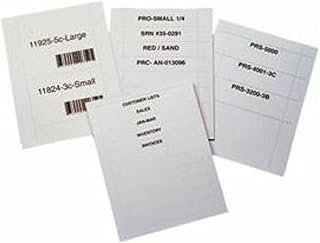 1-5/8" x 8" Laser Insert Sheets, Letter - Pref., 300/Pk