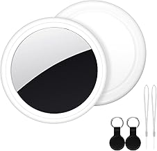 Sponsored Ad - Air Tracker Tag 2 Pack [Apple MFi Certified] with Find My(iOS Only), Key Finder with No App Needed, Waterproof, 365-Day Standby,Wallet Key Bag Luggage Tracker