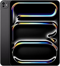 iPad Pro 13-Inch (M4): Built for Apple Intelligence, Ultra Retina XDR Display, 256GB, 12MP Front/Back Camera, LiDAR Scanner, Wi-Fi 6E, Face ID, All-Day Battery Life — Space Black