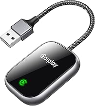 2025 Upgraded Wireless CarPlay Adapter for Apple iPhone, Converts Wired to Wireless Car Play Adapter, Auto Connect, Mini Size, Compatible with Cars from 2016 & iOS 10+