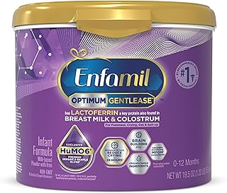 Sponsored Ad - Optimum (Enspire) Gentlease, Our Closest Formula to Breast Milk, Immune-Supporting Lactoferrin and Brain-Supporting DHA Baby Formula - Powder 19.5 Oz Tub