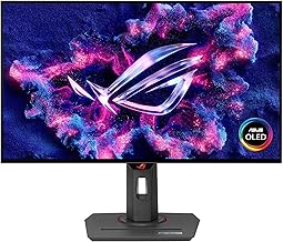ROG Strix 27” 1440P OLED Gaming Monitor (XG27AQDMG) - QHD, Glossy OLED, 240Hz, 0.03ms, Custom Heatsink, Anti-flicker,Uniform Brightness, G-SYNC Compatible, 99% DCI-P3, DisplayWidget, 3yr warranty