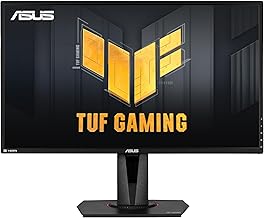 TUF Gaming 27" 2K HDR Gaming Monitor (VG27AQ) - QHD (2560 x 1440), 165Hz (Supports 144Hz), 1ms, Extreme Low Motion Blur, Speaker, G-SYNC Compatible, VESA Mountable, DisplayPort, HDMI ,Black