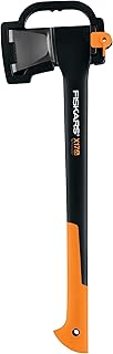 Fiskars X17 Splitting Axe, Tree Branch Cutter and Wood Splitter (23.5-Inch Axe) with Shock-Absorbing Handle