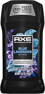 AXE Fine Fragrance Collection Antiperspirant Deodorant for Men Blue Lavender 72 Hour Sweat & Odor Protection 2.6 oz