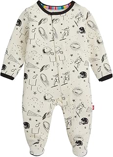 Sponsored Ad - Magnetic Me Boys Modal Magnetic Baby Footie Pajamas | Silky Soft Modal Fabric | Baby Sleepers Available in Sizes PRE - 24M