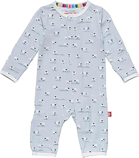 Magnetic Me Magnetic Convertible Coveralls | Silky Soft Modal Fabric | Baby Onsie Available in Sizes NB - 24M