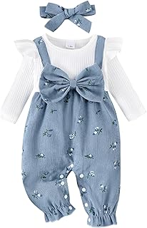 Newborn Baby Girl Clothes Long Sleeve Romper One Piece Jumpsuit Fall Winter Infant Outfits 0 3 6 9 12 18 Months