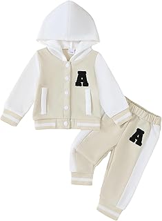 Sponsored Ad - Infant Toddler Baby Girl Clothes Long Sleeve Graphic Hoodie Sweatshirt Pant Set Cute Fall Winter Newborn Outfits