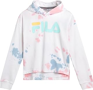 Sponsored Ad - Girls Hoodies - Soft Cozy Cotton Blend Tie Dye Pullover Graphic Hoodies for Girls - Casual Fashion Kids Sweatshirts