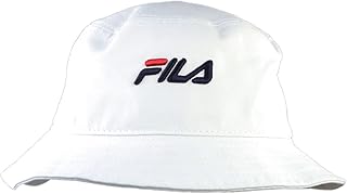 Unisex Speed Logo Cotton Twill Fashion Bucket Hat (White)