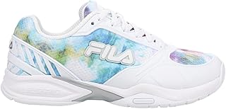 Womens Volley Zone Tie Dye Pickleball Pickleball Sneakers Shoes - Blue, White - Size 12 M