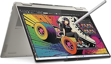 Yoga 7 2-in-1 2025 Copilot+ PC with 14” OLED HDR 500 True Black 100% DCI-P3 Touchscreen, AMD Ryzen AI 7 350 Processor, 16GB LPDDR5X-7500MT/s Memory, 1TB SSD, Wi-Fi 7, Yoga Pen, and Win11 Pro
