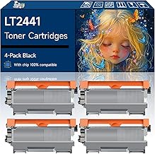 Sponsored Ad - LT2441 Toner Cartridges Compatible with Lenovo LJ2400 LJ2400L M7400 M7450F LJ2600D LJ2650DN M7600D M7650DF Printers (4 Pack Black)