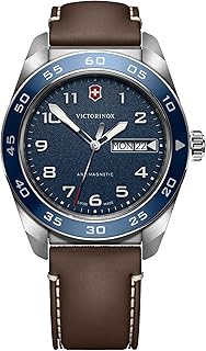 Sponsored Ad - Swiss Army Quartz Blue Dial Brown Leather Strap Watch 42mm - 242040