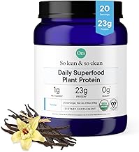 Sponsored Ad - Ora Organic Plant-Based Protein Powder - 23g Protein for Women and Men - Vanilla Flavor 20 Servings, Vegan, Clean Protein, Third-Party Tested, Gluten-Free - 20 Servings