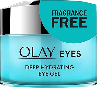 Deep Hydrating Eye Gel with Hyaluronic Acid for Tired Eyes, Hydrating Gel, Cucumber, 0.5 Fl Oz