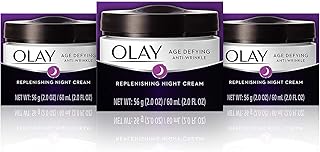 Age Defying Anti-Wrinkle Replenishing Night Face Cream, 2.0 Ounce, 3 Count