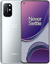 OnePlus 8T 5G Dual-SIM 256GB ROM + 12GB RAM Factory Unlocked International Version (NOT for VERIZON - Boost Cricket) Android Smartphone (Lunar Silver) (Renewed)