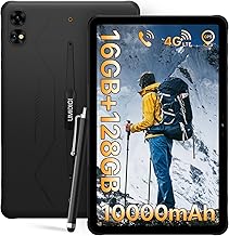 Sponsored Ad - 2K 11inch Rugged Tablet Android,Active T1 Octa-core 16GB RAM+128GB ROM,10000mAh,16+16+8MP Camera Waterproof Tablet with SIM Card Slot Unlocked/Stylus Pen/4G LTE/WiFi-5/BT 5.0/GPS,Warran