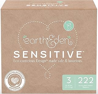 Eco-Conscious & Hypoallergenic Diapers | Size 3 | 222 Count