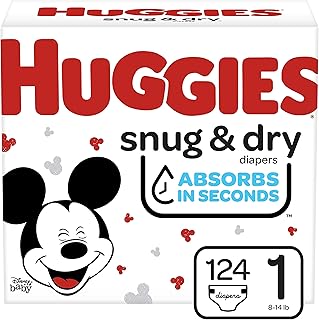 Snug & Dry Diapers, Size 1