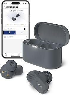 Sponsored Ad - TAT3519 Wireless Earbuds,True Wireless Headphones with Noise Canceling Pro,Dynamic Bass,Clear Call,24 H Battery Life,Fast Charging,Bluetooth 5.3,IPX4,App/Touch Control,Black