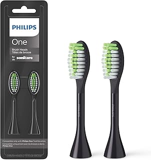Philips One by Sonicare 2pk Brush Heads, Black BH1022/06
