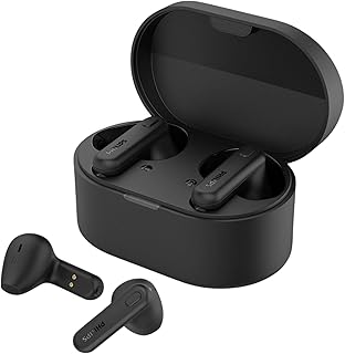 True Wireless Earbuds, TWS Bluetooth 5.3 Headphones, 13mm Drivers, AI Mic for Clear Calls, IPX4 Waterproof, 15 Hours Playtime, Compatible w/iPhone Android & Bluetooth Devices, TAT1138