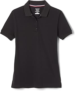 Womens Short Sleeve Stretch Pique Polo Shirt