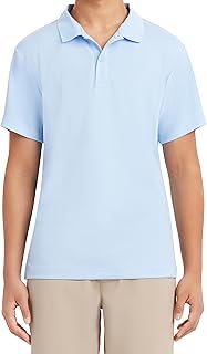 Nautica Men's Uniform Short Sleeve Performance Polo