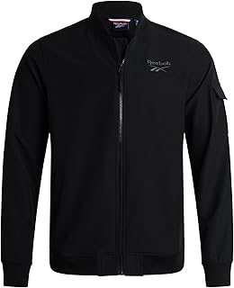 Mens Rain Jacket - Full Zip Up Lightweight Water Resistant Windbreaker Soft Shell Collar Rain Coat for Men (S-XL)