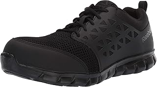 Mens Rb409 Sublite Cushion Work Safety Athletic Composite Toe Shoe Black