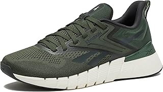 Nano Gym Sneakers for Men, Workout Mens Shoes, Grit Green/Grey 6/Chalk, 9