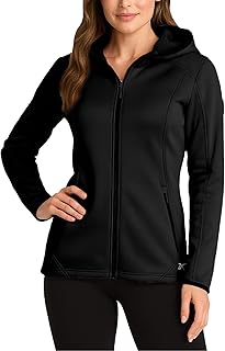 Womens Softshell Jacket - Lightweight Water & Windproof Warm Hooded Fleece Lined Womens Jacket for Gym Running Hiking