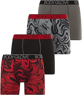 Sponsored Ad - Mens Boxer Briefs Multi Packs, Dry Fit Performance Value Underwear, Breathable Active Stretch Athletic Boxers