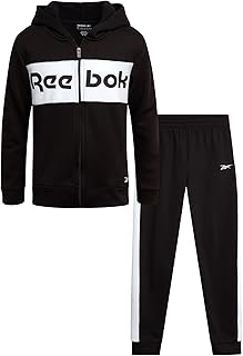 Boys Sweatpants Set - 2 Piece Athletic Fleece Boys Zip Up Hoodie Sweatshirt and Kids Joggers Activewear Set