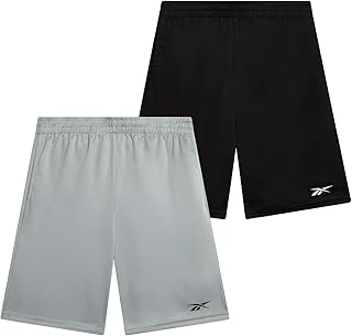 Boys Basketball Shorts 2 Pack – Mesh Athletic Shorts for Boys, Gym Shorts for Basketball, Running, and Everyday Play