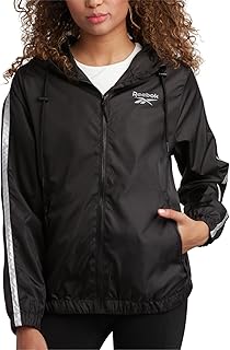 Womens Windbreaker Jacket - Lightweight Water and Wind Resistant Outdoor Hooded Rain Coat for Running (Sizes: S-XL)