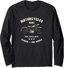 Royal Enfield WD / RE Classic Motorcycle WW2 Long Sleeve T-Shirt