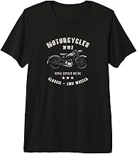 Royal Enfield WD / RE Classic Motorcycle WW2 Premium Tri-blend T-Shirt