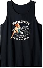 Pin up Girls Royal Enfield WDRE Vintage Motorcycle WW2 Tank Top