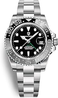 Men Watch Pagani Design GMT Watches for Men Automatic 40MM Date 100M Waterproof Stainless Steel Sapphire Glass Mechanical Wristwatches PD-1662