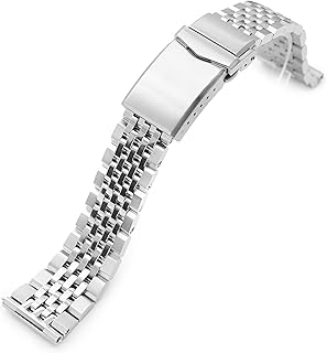 Sponsored Ad - 20mm Asteroid QR Metal Watch Band Straight End Quick Release, 316L Stainless Steel
