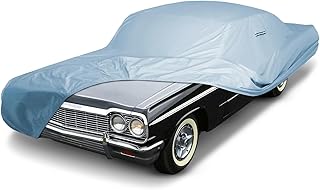 Sponsored Ad - iCarCover Premium Car Cover for 1958-1971 Chevy Impala 2-Door, 4-Door Heavy Duty Waterproof All-Weather Automobiles Custom Fit Indoor Outdoor UV Snow Protection Covers with Straps and B