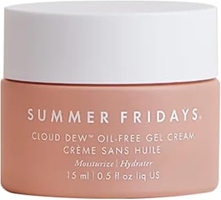 Cloud Dew Gel Cream Moisturizer Mini - Lightweight Face Moisturizer with Hyaluronic Acid + Ceramides for Skin Plumping Hydration and Glowing Skin (0.5 Fl Oz)
