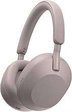 WH-1000XM5 Premium Noise Canceling Wireless Headphones, Auto NC Optimizer, 30-Hour Battery, Alexa Voice Control, Smoky Pink